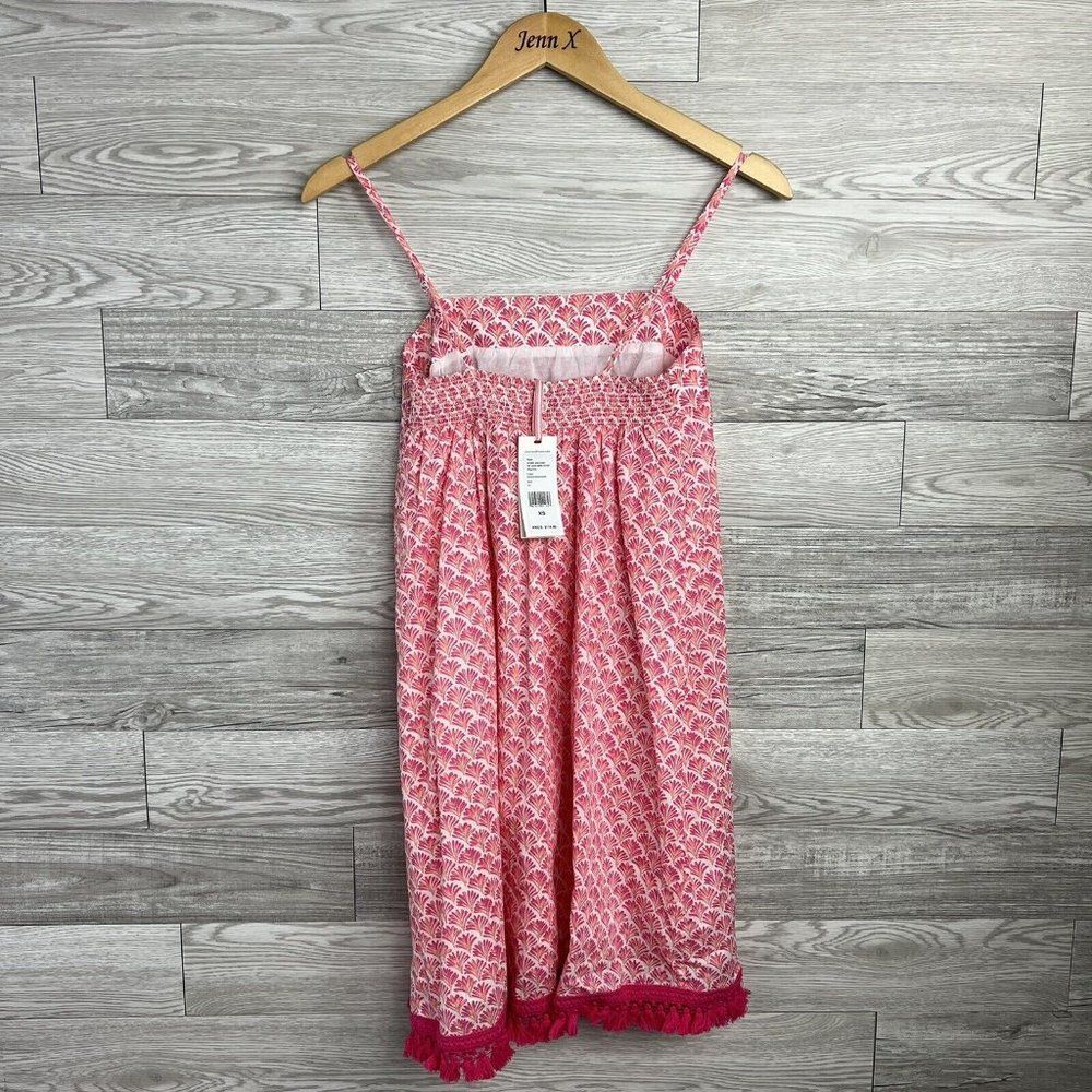 NWT Vineyard Vines Women's Tiny Leaves Swing Beach Dress size XS rhododenron - Picture 4 of 12